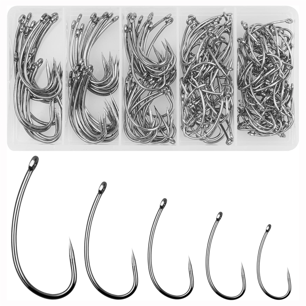 180PCS Barbless Fishing Hooks  - đánh giá và giá Fishing Hook Barbless