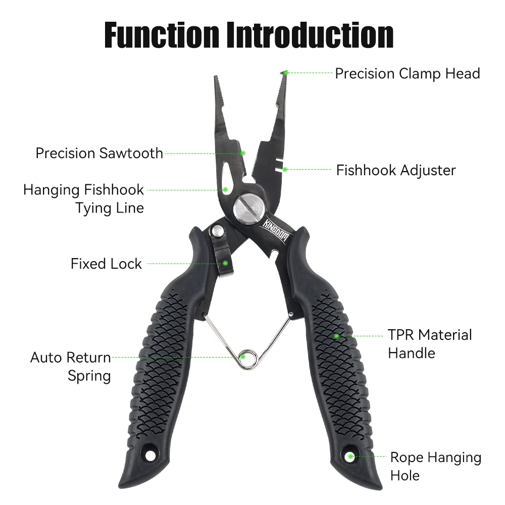 Kingdom Fishing Pliers Multifu - đánh giá và giá Fishing Hook Sharpener