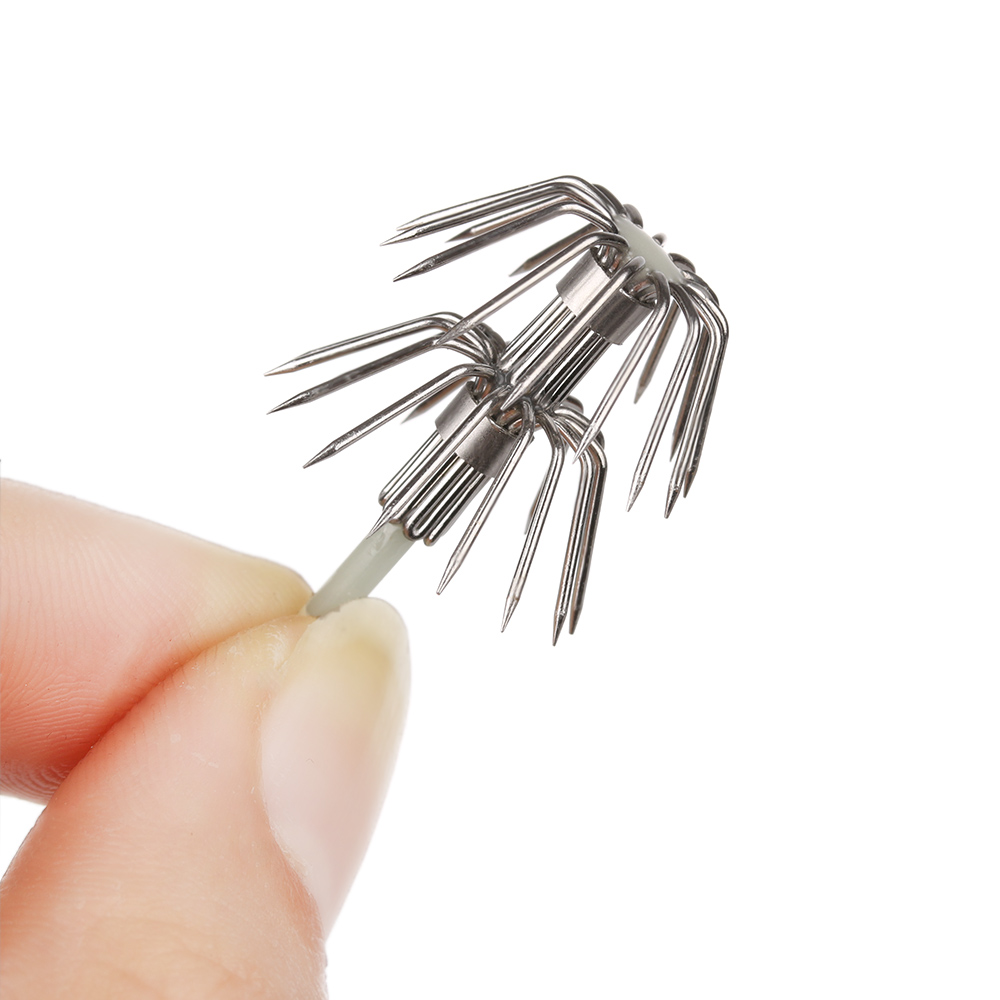 5Pcs Stainless Steel Double La - đánh giá và giá Fishing Hook Offset