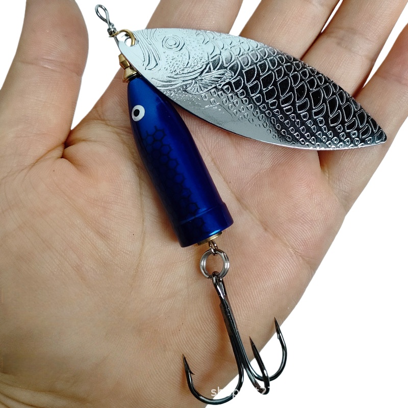 2pcs 9-37g Metal Sliver Rotati - đánh giá và giá Fishing Hook Treble