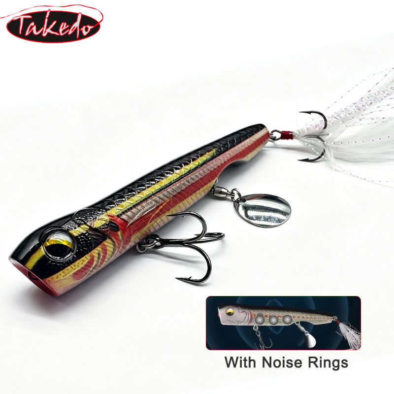 TAKEDO 10G Top Water Popper Fi - đánh giá và giá Fishing Hook Treble
