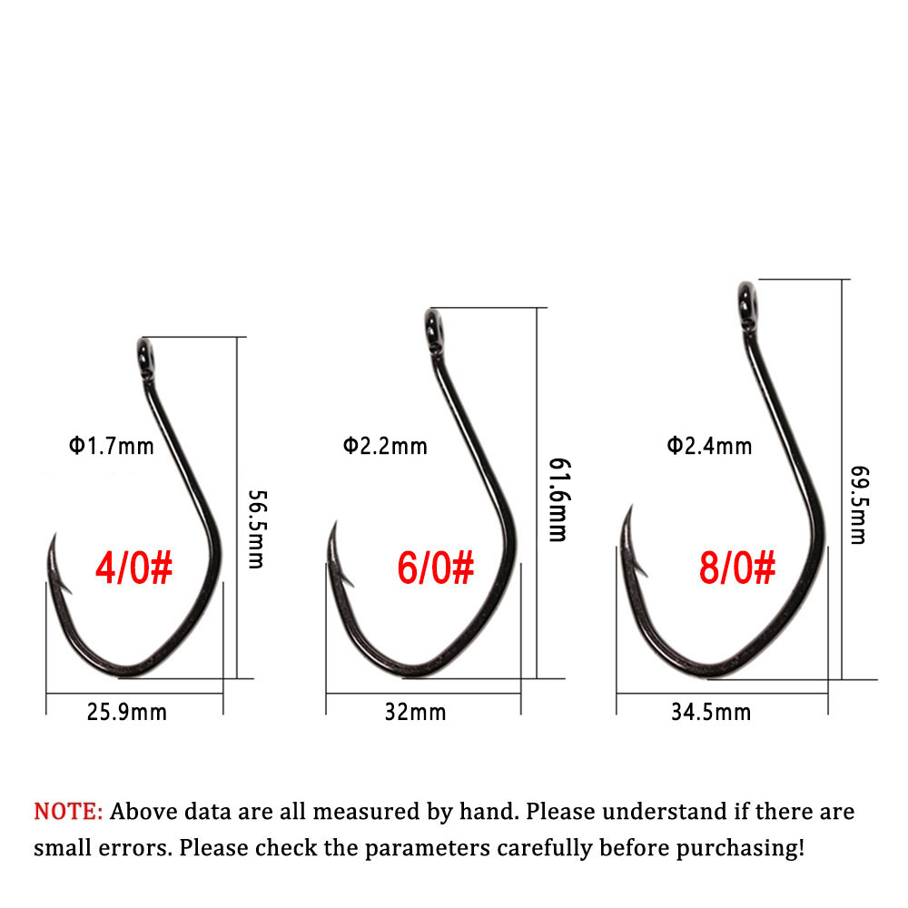 Wifreo 20 Chiếc Hình Chữ V Cá  - đánh giá và giá Fishing Hook Offset