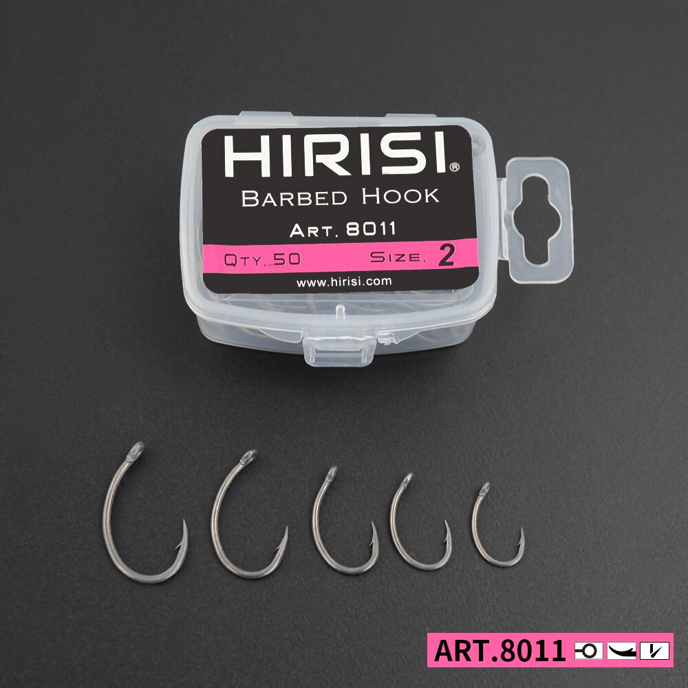 Hirisi Carp Fishing Hooks 50pc - đánh giá và giá Fishing Hook Offset